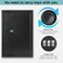 KYODOLED Locking Key Cabinet,Key Storage Lock Box with Code,Key Management Wall Mount with Combination Lock,40 Key Hooks &amp; Tags Key Labels,Black