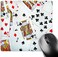 3dRose 8 X 8 X 0.25 Scattered Playing Cards Photo For Card Game Players Mouse Pad (Mp_112896_1)