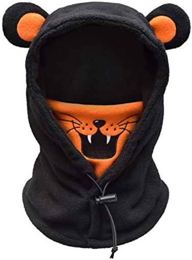 BLUEMARS Kids Balaclava Ski Mask, Boys/Girls Washable Fleece Winter Hat with Face Cover for Windproof