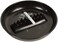 Fox Run Melamine Ash Tray, 6.75 x 6.75 x 1.25 inches, Black
