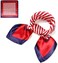 QBSM Womens 23.6 inch Satin Silk Feeling Formal Square Neck Scarf Head Hair Wraps Kerchief