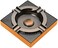 OILP Cigar Ashtray Metal Outdoor Cigar Cigarette Ashtray for Patio/Home/Table Modern Ashtrays -(Square,Alloy)