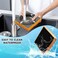 OILP Cigar Ashtray Metal Outdoor Cigar Cigarette Ashtray for Patio/Home/Table Modern Ashtrays -(Square,Alloy)