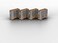 ليندي 40463 10 USB Portschlösser برتقالي