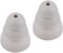 Etymotic Research ER38-18 3-Flange Replacement Eartips - 10 Pack - Gray,large