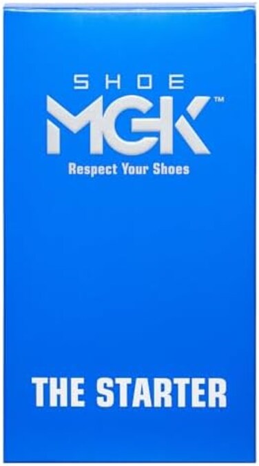SHOE MGK Starter Shoe Cleaner Kit XL - Shoe Cleaner &amp; Conditioner for All Shoes, Premium Shoe Brush