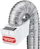 Deflecto LTF Indoor Dryer Vent Lint Trap Kit &ndash; Energy-Efficient Venting Solution with Supurr-Flex Flexible Duct, Plastic Lint Reservoir and Secure Clamps for Electric Dryers  Pack of 1 - White/Silver