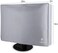 غطاء شاشة غير منسوج ناعم حريري لشاشات LCD LED مقاس 27 و28 و29 بوصة وشاشة HD مسطحة (الحجم: 28 عرض × 18 ارتفاع × 4 عمق) - رمادي
