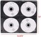 Vaultz CD Insert Pages, 3 Hole Punched, 12 x 11 Inches, 8 CDs/Page, 50 Pages/Pack, Black (VZ01415)