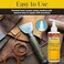 Fiebing's Leathercraft Cement - 4 oz Leather Glue Adhesive - Quick Drying, High Strength, Flexible, Permanent Bonding Leather Repair for Jackets, Shoes, Furniture, Purse - Non-Toxic &amp; Non-Flammable