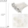 EricX Light 100 Piece Cotton Candle Wick 6" Pre-Waxed for Candle Making,Candle DIY