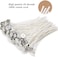 EricX Light 100 Piece Cotton Candle Wick 6" Pre-Waxed for Candle Making,Candle DIY