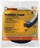 Frost King R734H Sponge Rubber Foam Tape 3/4" W X 7/16" H X 10' L, Black