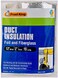 Frost King THERMWELL PRODUCTS SP55/6 Foil &amp; Fiberglass Duct SP55 Fiberglass Pipe Insulation, 12" x 15', Silver