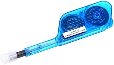 KELUSHI Fiber Optic Cleaning Tool for MPO and MTP Connectors MPO One Click Cleaner, 500 Cycles Cleaning Connector Equipment