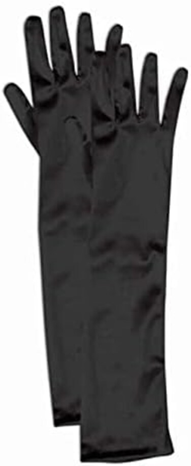 Rubie's Forum Child Opera Satin Gloves, Black