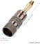 FosPower Banana Plugs 6 Pairs / 12 pcs, Closed Screw 24K Gold Plated Banana Speaker Plug Connectors for Speaker Wire, Wall Plate, Home Theater, Audio/Video Receiver, Amplifiers and Sound Systems
