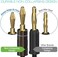 FosPower Banana Plugs 6 Pairs / 12 pcs, Closed Screw 24K Gold Plated Banana Speaker Plug Connectors for Speaker Wire, Wall Plate, Home Theater, Audio/Video Receiver, Amplifiers and Sound Systems