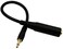 zdyCGTime CGTime Golden Plated 3.5mm Mono 1/8 inch Audio Male to 6.35mm 1/4 inch Female Jack Converter Cable Cord Adapter (25CM/10Inch)