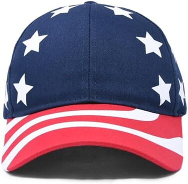 DALIX Hat Pro-Style USA Stars and Stripes Cap American Patriotic Caps