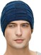 Vgogfly 2 Packs Slouchy Beanie for Men Winter Hats for Guys Cool Beanies Mens Lined Knit Warm Thick Skully Stocking Binie Hat&hellip;, Black / Blue, One size