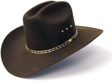 Western Express Faux Felt Wide Brim Western Cowboy Hat