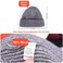 ROYBENS Swag Wool Knit Cuff Short Fisherman Beanie for Men Women, Winter Warm Hats