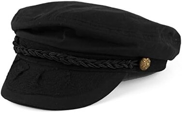 SK Hat shop Men's Summer Cotton Greek Fisherman Sailor Fiddler Driver Hat Flat Cap