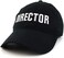 Trendy Apparel Shop Director Embroidered Soft Cotton Low Profile Dad Hat Baseball Cap - Black