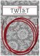 CHIAOGOO Twist Small Lace Interchangeable Cables, 37-Inch, Red