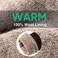 Alepo Winter Leather Gloves for Men, Warm Thermal Touchscreen Texting Typing Dress Driving Motorcycle Gloves Wool Lining