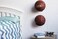 Wallniture Sporta Wall Mounted Sports Ball Holder Display Storage Steel Black