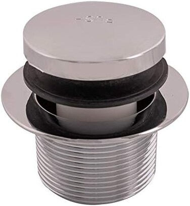 EZ-FLO Eastman Tip-Toe Bath Drain Assembly Kit with Flange and Drain Washer, 1-1/2 Inch x 11.5 Inch Coarse Thread, Chrome Plated, 35235