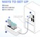 Rebuff Reality 4-Port USB Hub for Vive Tracker USB dongles, Portable USB Adapter, Multiport Expander, Splitter for Desktop, Laptop, Xbox, HDD, Console, Printer, PC, Keyboards, HP, Dell