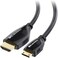 كيبل ماترز كيبل HDMI الى ميني HDMI عالي السرعة (ميني HDMI الى HDMI) دقة 4K جاهز بطول 15 قدم