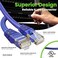 GearIT Cat 6 Ethernet Cable Cat6 Patch Cable, Cat 6 Cable, Cat6 Ethernet Cable, Network Cable, Internet Cable - Purple 3 Feet (Pack of 10)
