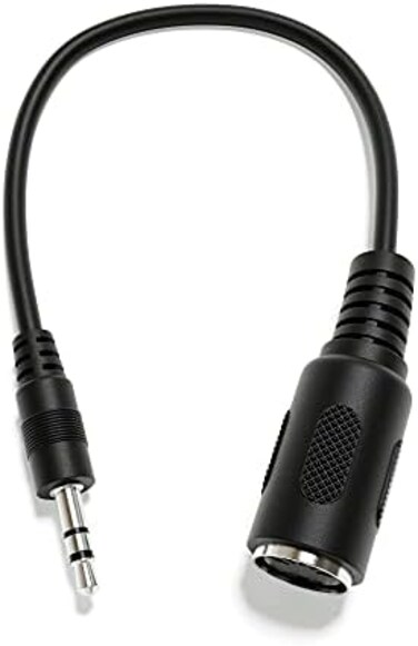 ExcelValley MIDI TRS DIN Cable for 1010music Arturia Novation - MX4 Beatstep Pro Keystep Circuit Launchpad Pro - TRS 3.5mm 1/8" B-3.5mm