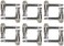 GLS Audio Pedal Board Kit DIY Patch Cables Cords - 15ft Cable with 12 Right Angled 1/4" TS Plugs - 15 Feet Wire with Low Profile Pancake Style Plug - 15' Pedalboard Cord