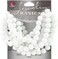 Cousin DIY Round White Beads, 8mm, 130 Piece