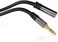 KabelDirekt &ndash; 1.0m &ndash; Headphone Extension Lead Cable, 3.5mm connectors (aux audio cable, male jack plug/female jack, practically break-proof metal casing, perfect for headphones, black)