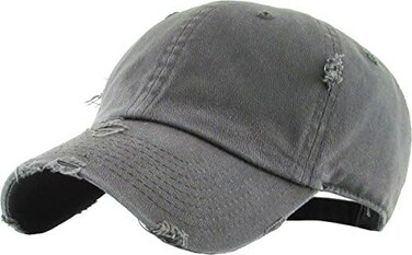 KBETHOS Vintage Washed Distressed Cotton Dad Hat Baseball Cap Adjustable Polo Trucker Unisex Style Headwear Adjustable