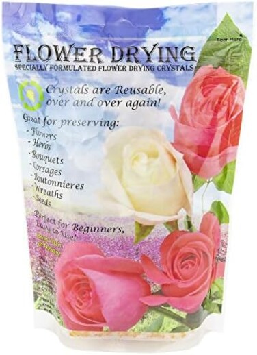 Dry-Packs Flower Drying Crystals DRYFLO15, 1.5-Pounds / 0.68 KG of Silica Gel Preserving Wedding, 1-Pack