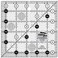 Creative Grids Quilt Ruler 5-1/2in x 5-1/2in Square &ndash; CGR5 &ndash; Made in USA, Non-Slip Grip Acrylic Quilting, Sewing, Crafting, Patchwork Ruler for Measuring &amp; Cutting Fabric