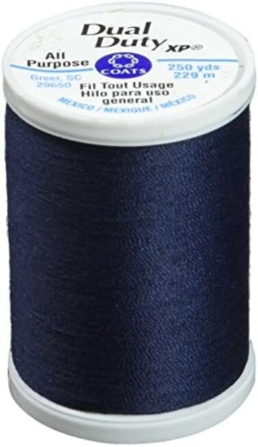 Coats Thread &amp; Zippers S910-4900 Dual Duty XP General Purpose Thread, 250-Yard, Navy