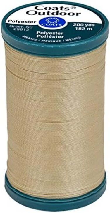 Coats 108562 Outdoor Living Thread 200yd, Buff