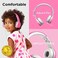 LilGadgets Connect+ Premium Volume Limited Wired Headphones with SharePort for Children/Kids (Pink)
