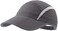 Connectyle Foldable Mesh Sports Cap with Reflective Stripe Breathable Sun Runner Cap
