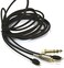NewFantasia Replacement Audio upgrade Cable for Sennheiser HD650, HD600, HD580, HD660S, Massdrop HD6XX headphones 2meters/6.6feet