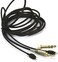 NewFantasia Replacement Audio upgrade Cable for Sennheiser HD650, HD600, HD580, HD660S, Massdrop HD6XX headphones 2meters/6.6feet