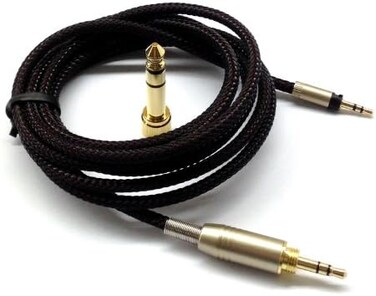 NewFantasia Replacement Audio Upgrade Cable Compatible with Sennheiser Momentum, Momentum 2.0, HD1 Over-Ear On-Ear Headphones 1.8meters/5.9feet